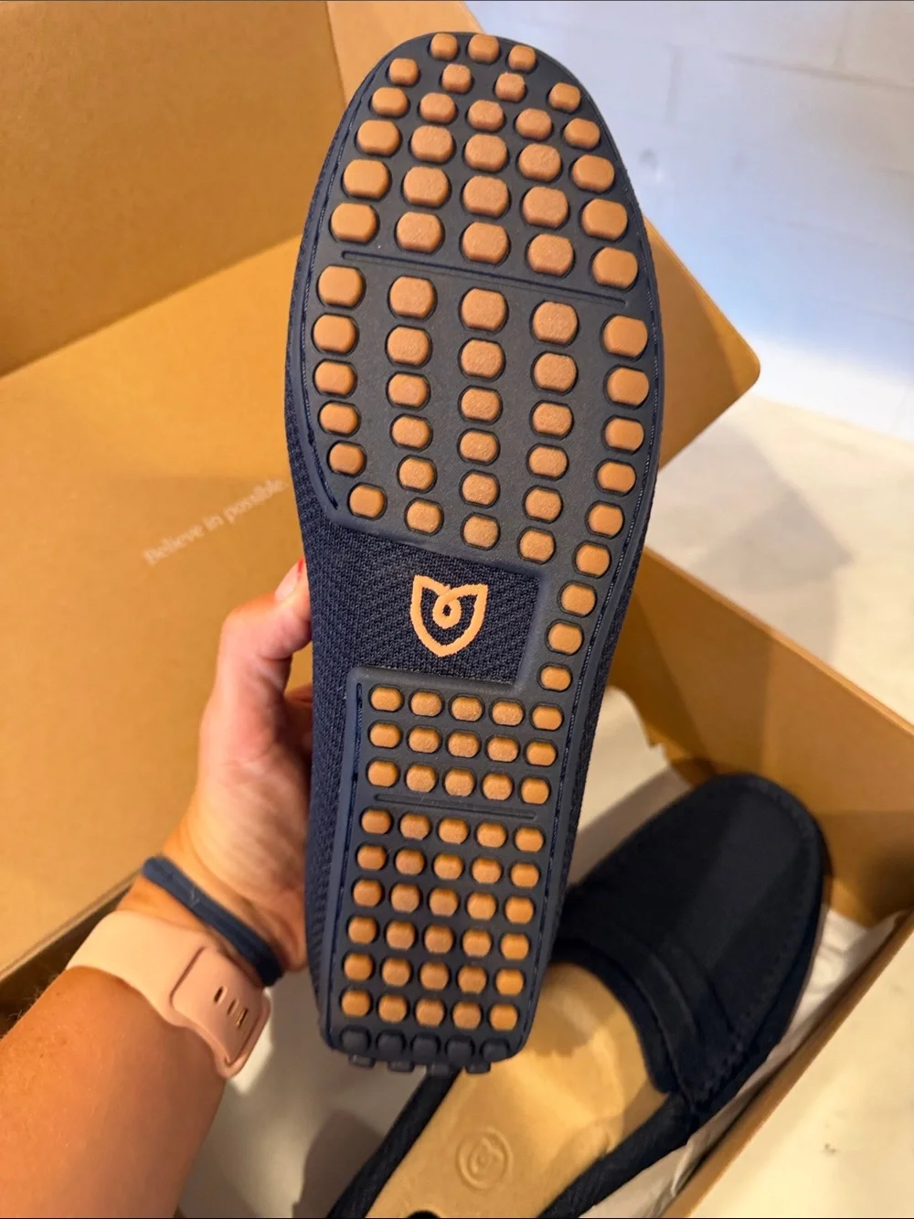 New in box!!! Rothy's Navy Herringbone Driving Loafer - US 11 (MENS)